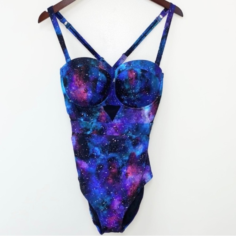 Torrid Vixen Collection Galaxy One Piece Swim Suit Size Large